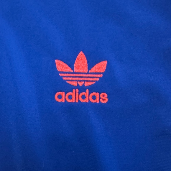 Adidas Originals Womens Firebird Track Jacket [Blue Pink Trefoil Logo Size S] - Picture 4 of 9